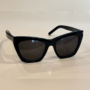 Saint Laurent Black Kate Sunglasses cat-eye cateye ysl yves saint laurent